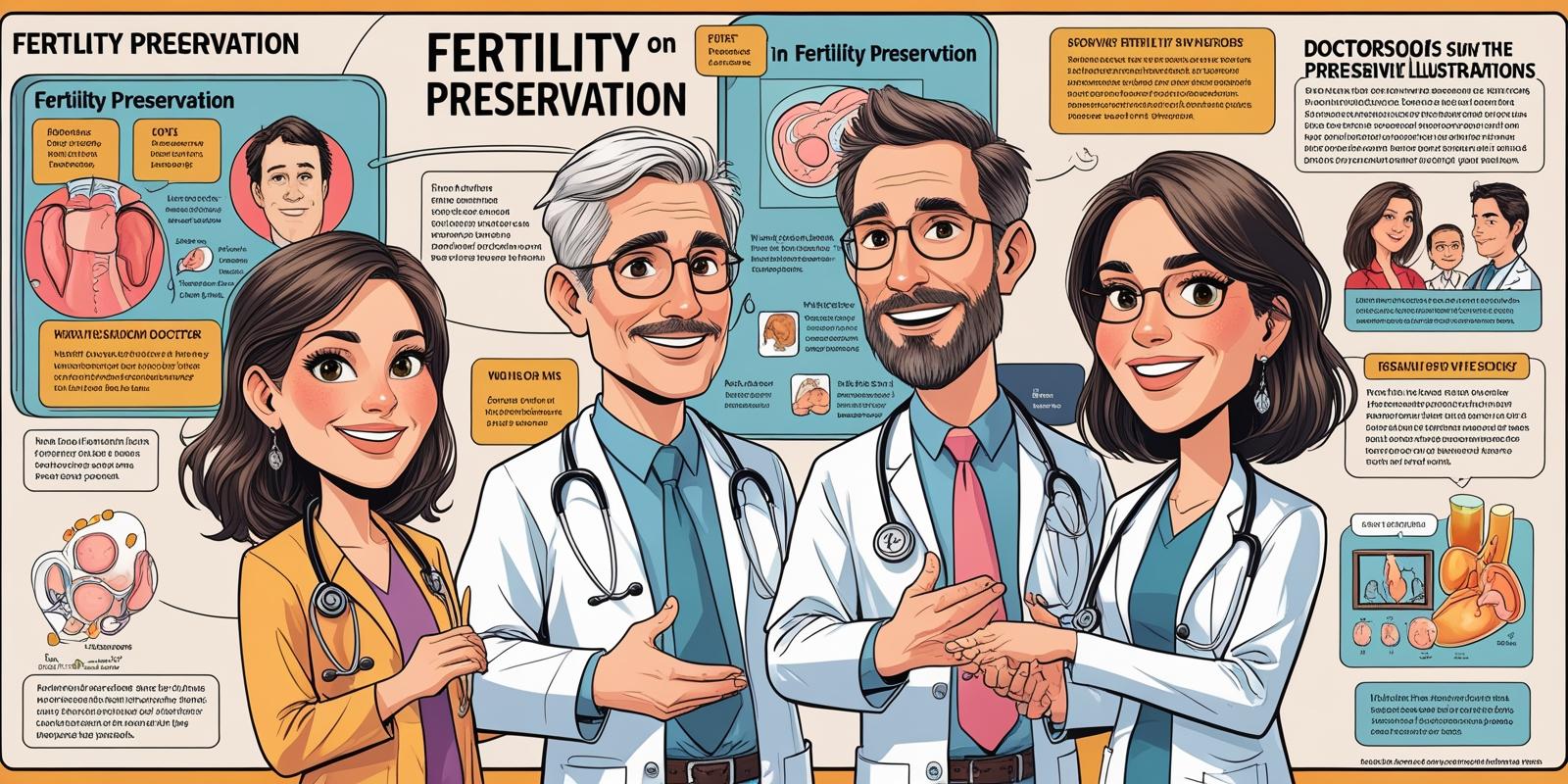 Fertility preservation  presentation by doctors cartoon